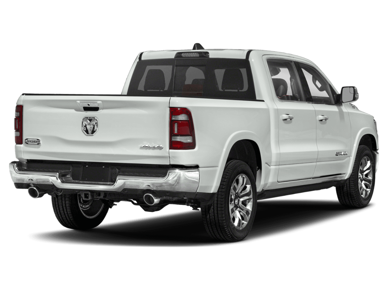 2022 Ram 1500 Longhorn - Rear 3/4, facing to the right