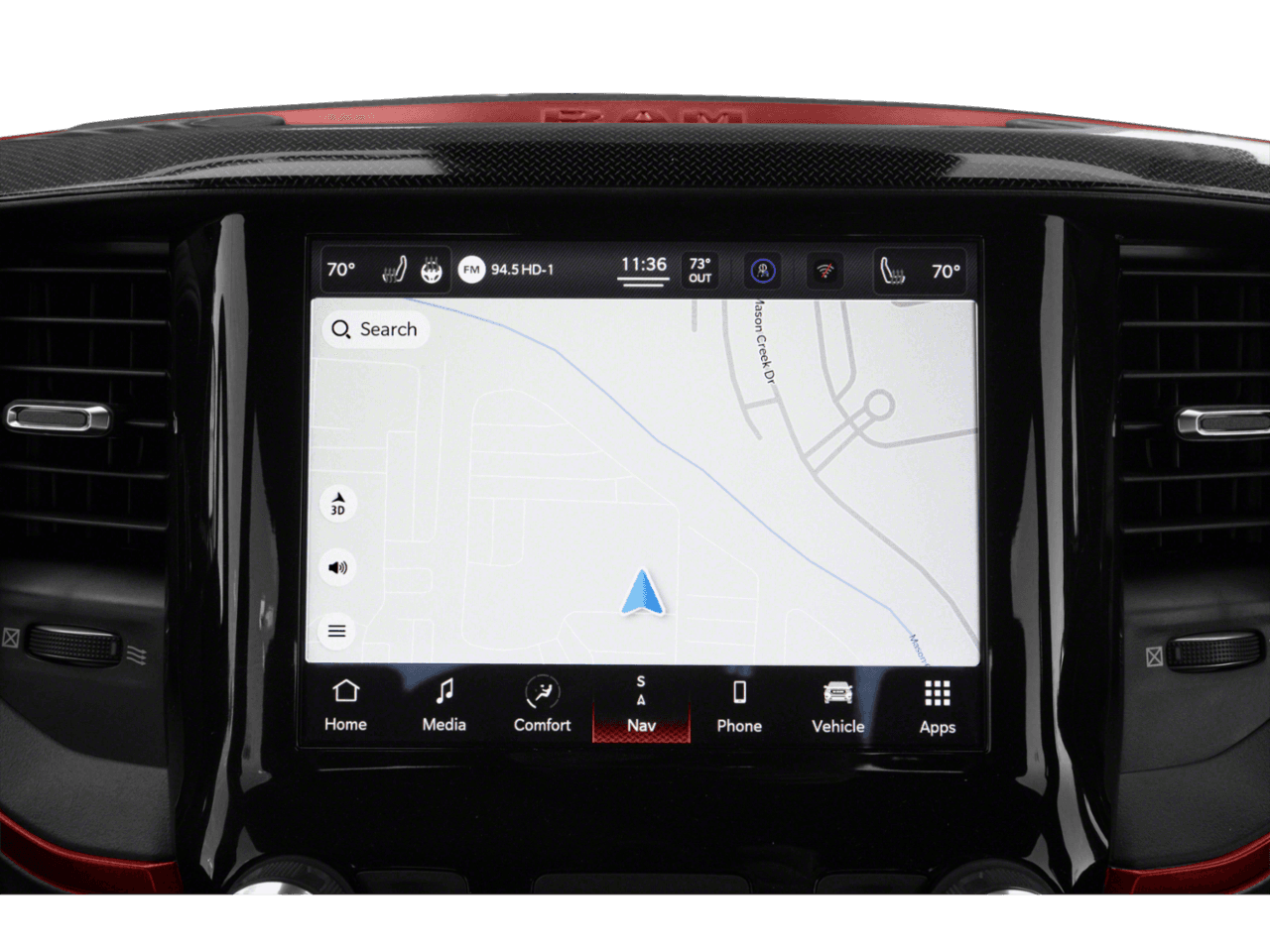 2022 Ram 1500 Rebel - Interior Navigation System