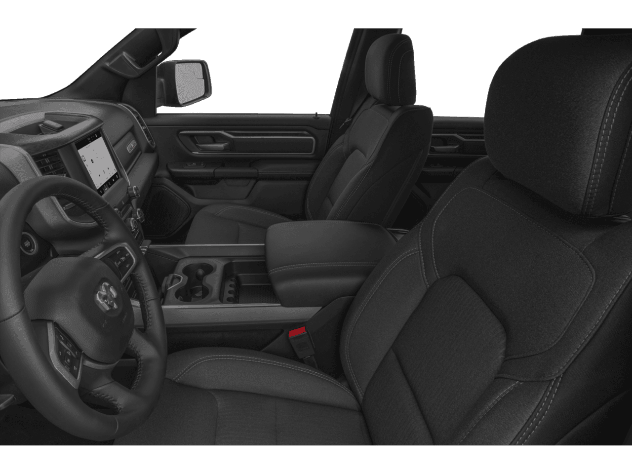 2022 Ram 1500 Big Horn - Interior Driver's Side with Door Open, Front Seat Feature
