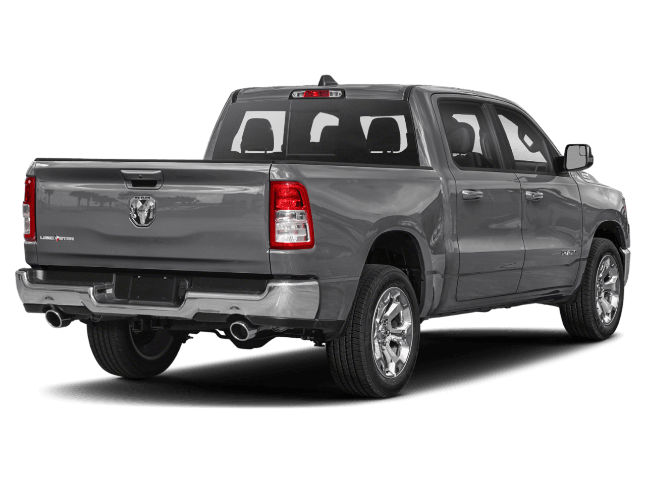 2022 Ram 1500 Big Horn - Rear 3/4, facing to the right