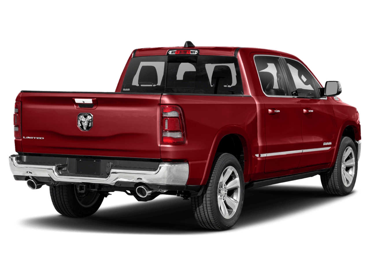 2022 Ram 1500 Limited - Rear 3/4, facing to the right