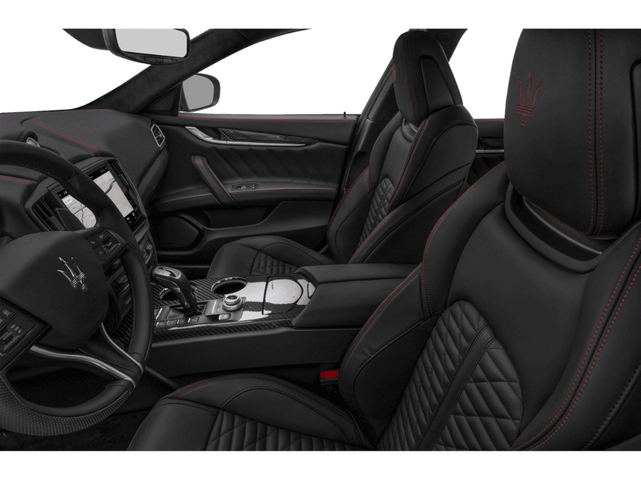 2022 Maserati Ghibli Modena Q4 - Interior Driver's Side with Door Open, Front Seat Feature