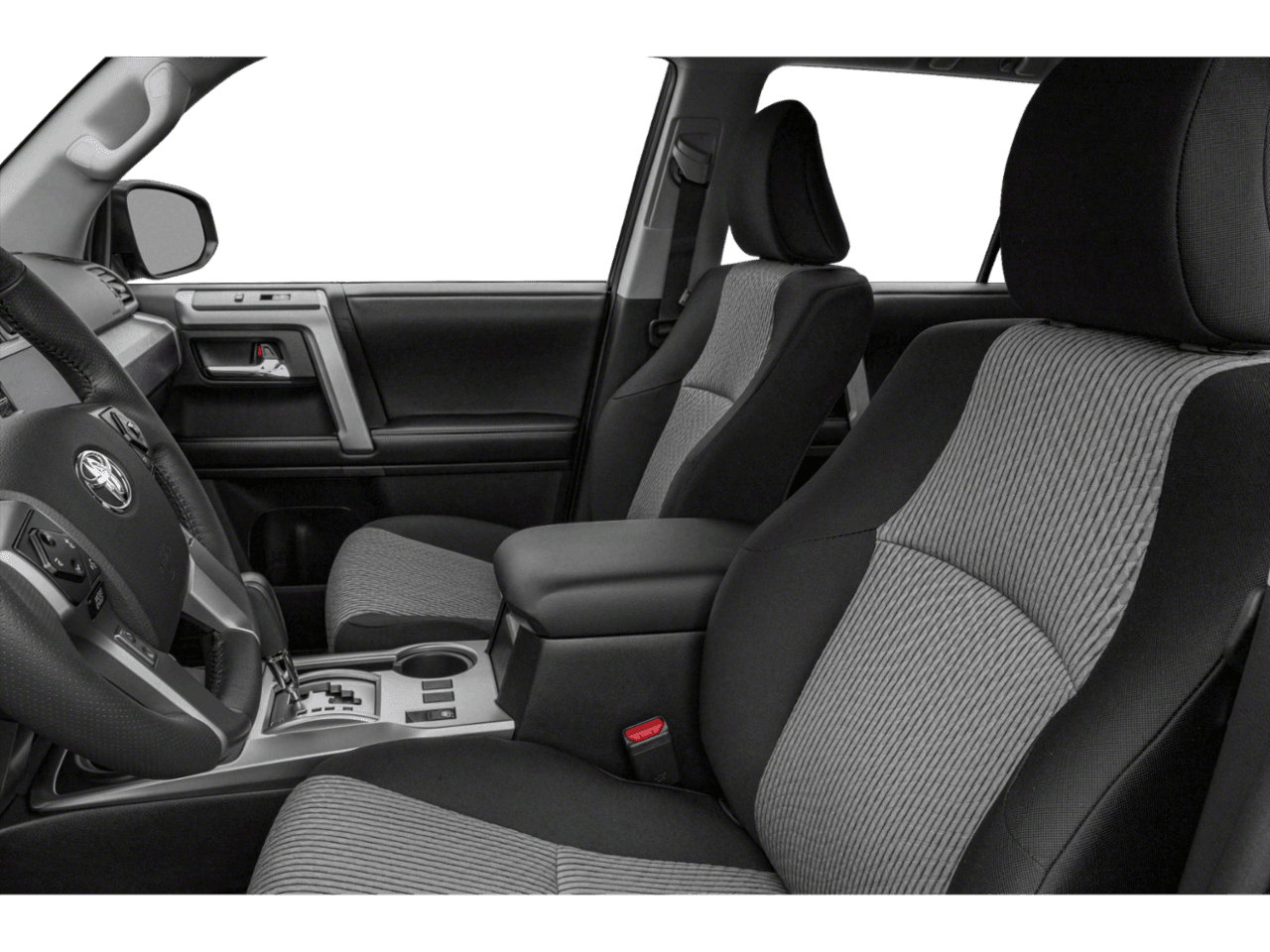 2022 Toyota 4Runner SR5 - Interior Driver's Side with Door Open, Front Seat Feature