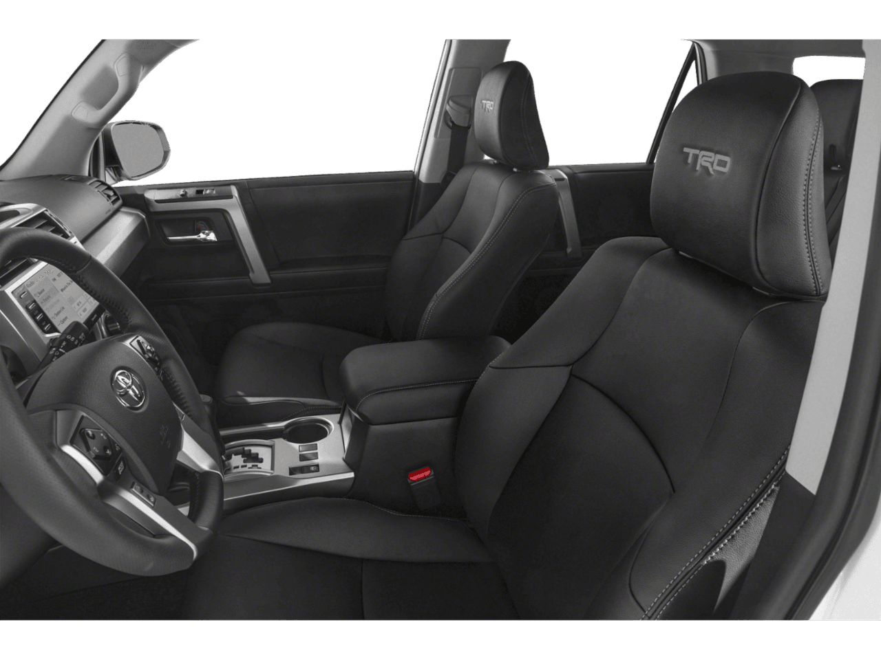 2022 Toyota 4Runner TRD Sport - Interior Driver's Side with Door Open, Front Seat Feature