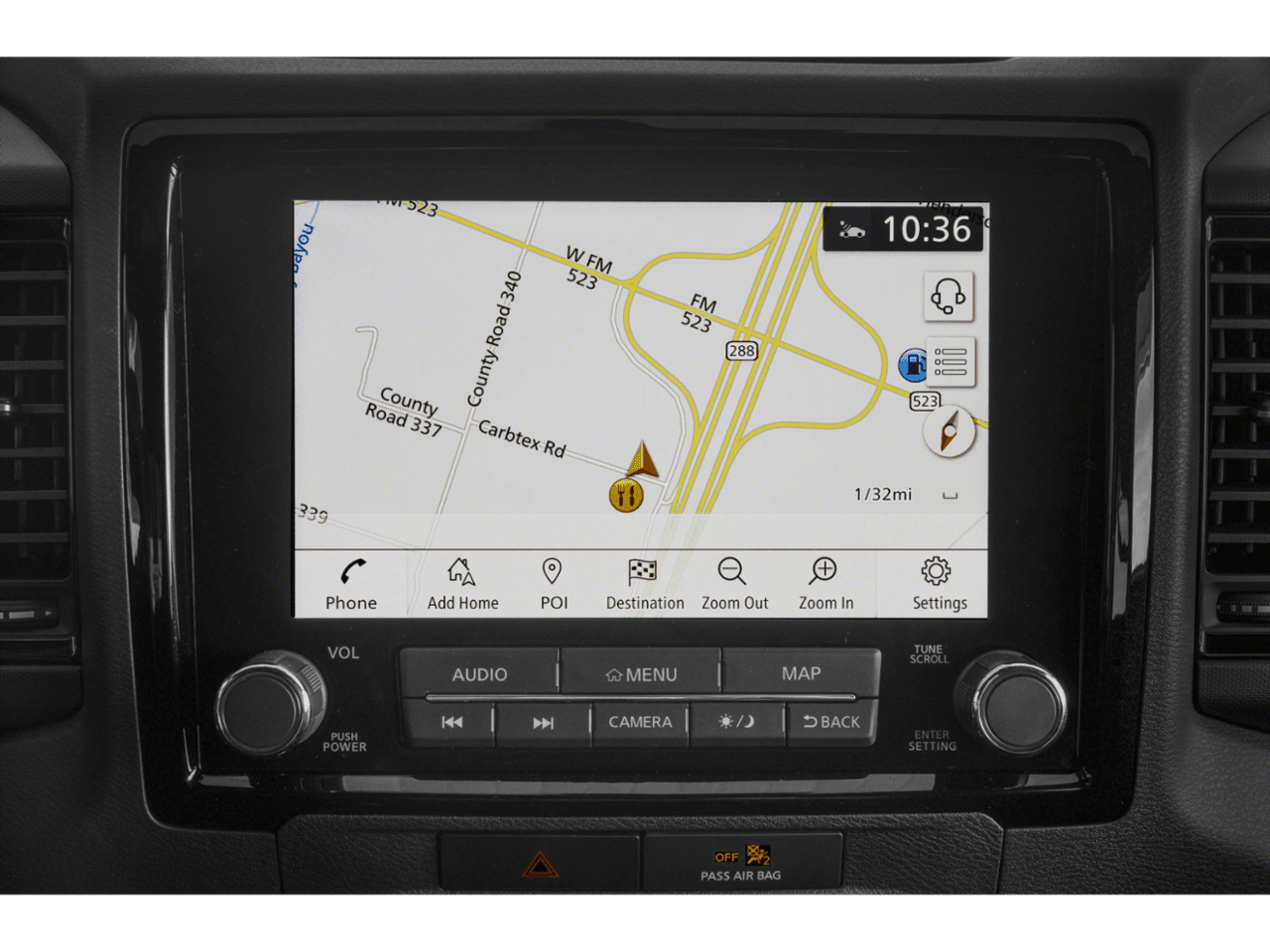 2022 Nissan Frontier PRO-4X - Interior Navigation System