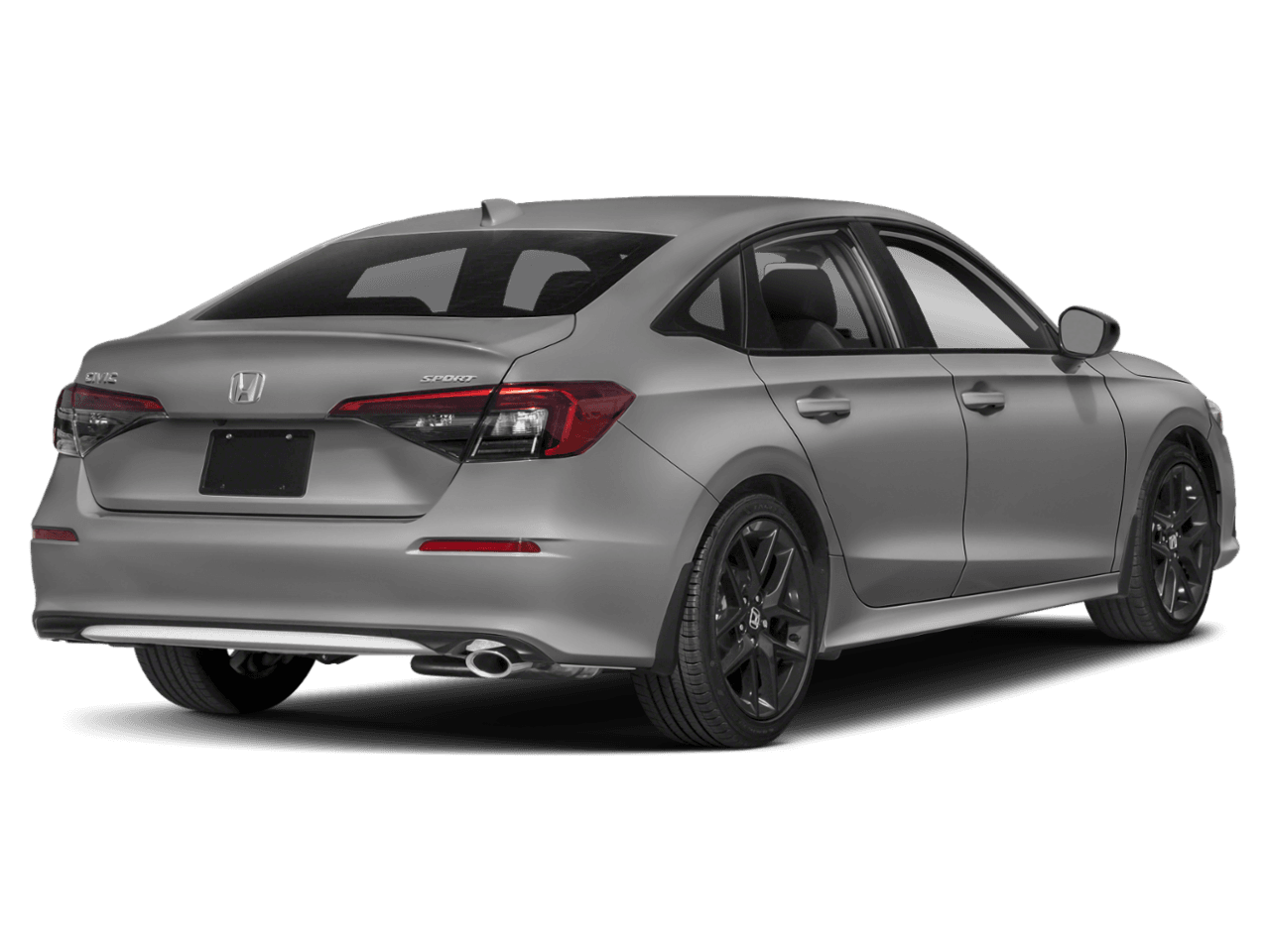 2022 Honda Civic Sedan Sport - Rear 3/4, facing to the right