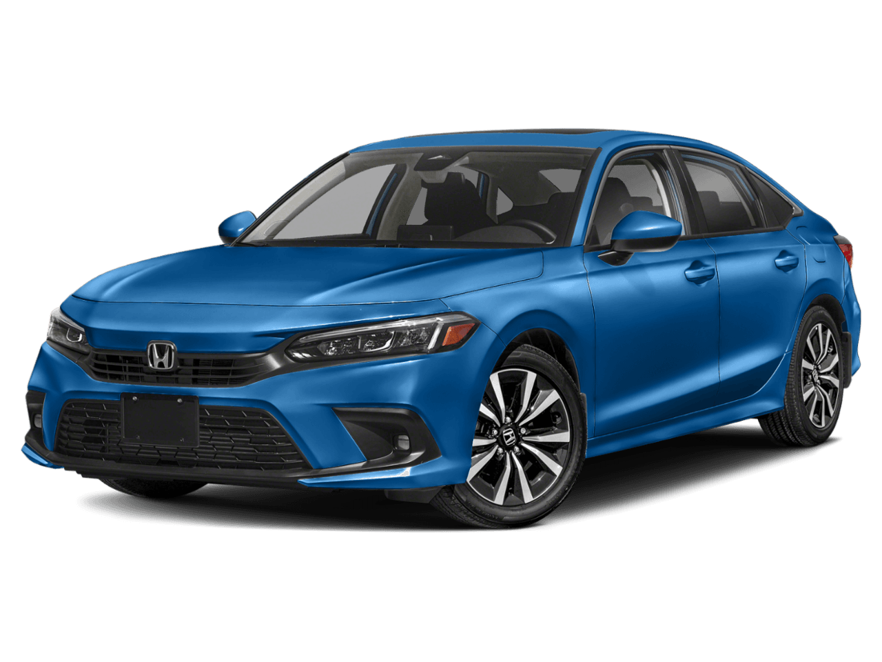 2022 Honda Civic Sedan EX - Front 3/4, facing to the left