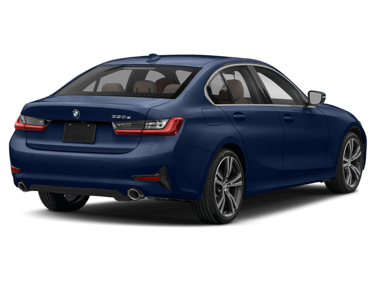 2022 BMW 3 Series 330e xDrive - Rear 3/4, facing to the right