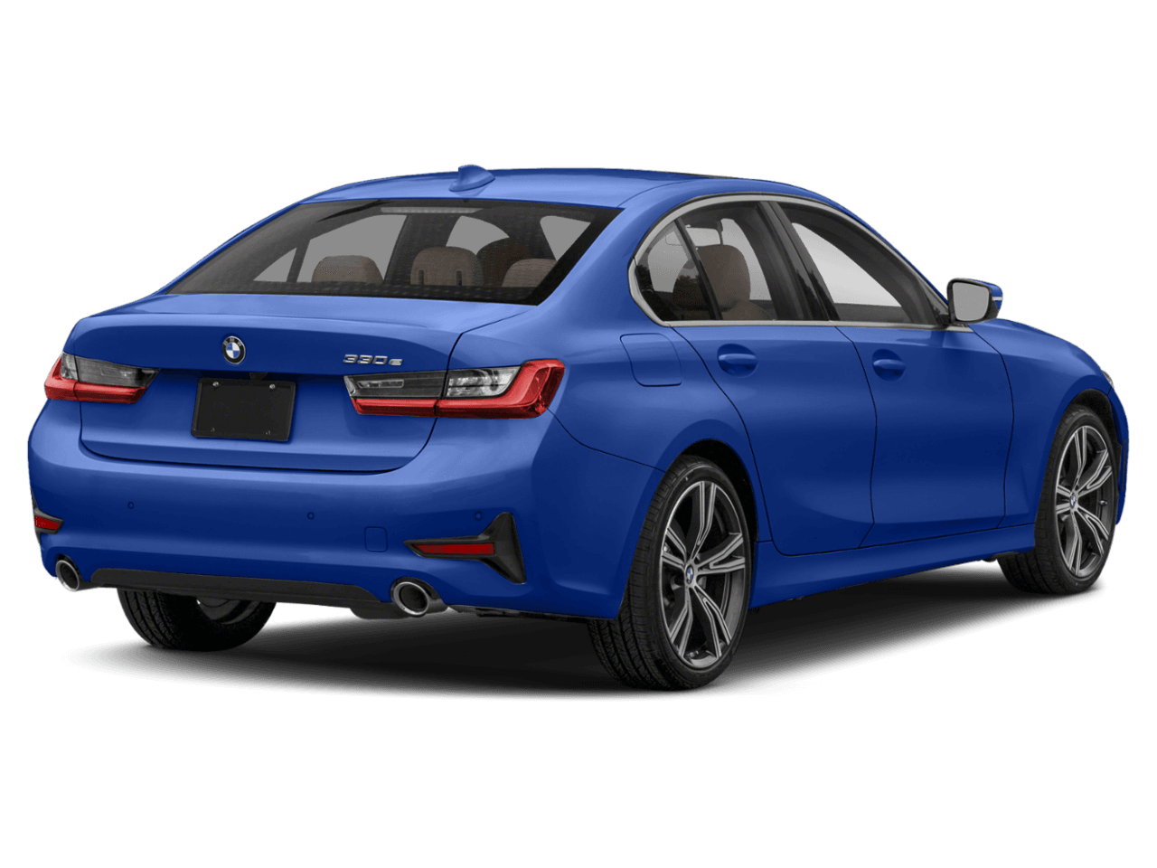 2022 BMW 3 Series 330e xDrive - Rear 3/4, facing to the right