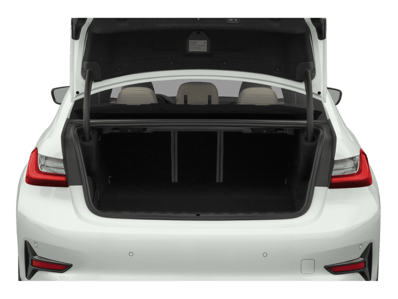 2022 BMW 3 Series 330e xDrive - Interior Trunk with Hatch Open Feature