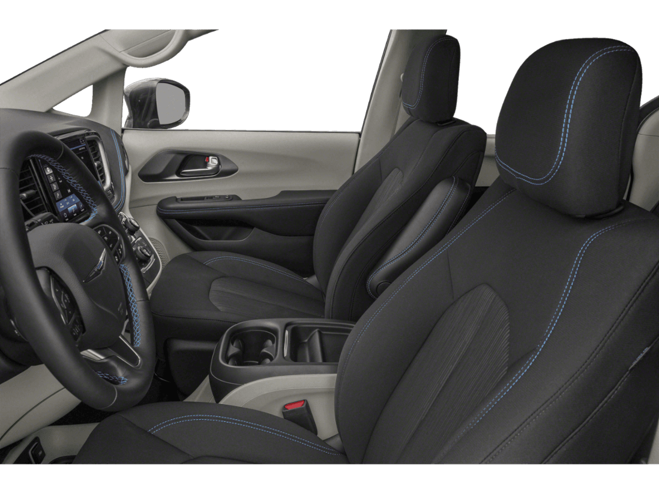 2022 Chrysler Pacifica Pinnacle - Interior Driver's Side with Door Open, Front Seat Feature