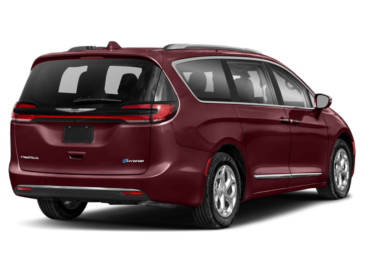 2022 Chrysler Pacifica Hybrid Pinnacle - Rear 3/4, facing to the right
