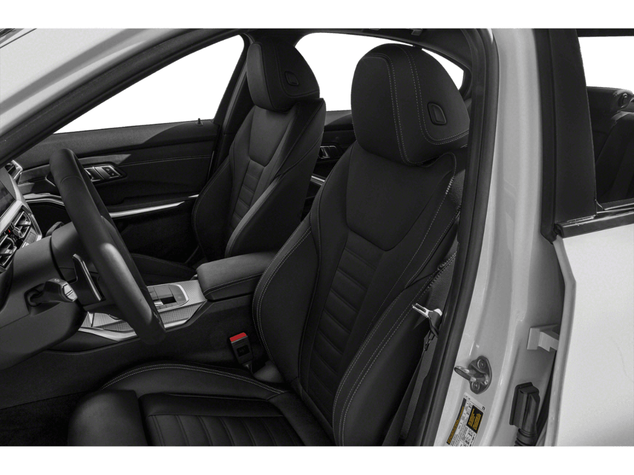 2022 BMW 3 Series M340i - Interior Driver's Side with Door Open, Front Seat Feature