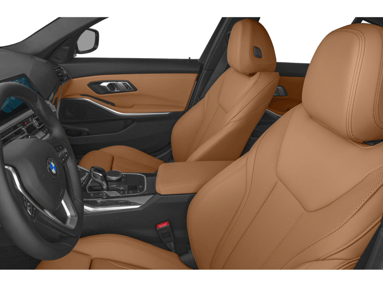 2022 BMW 3 Series 330i xDrive - Interior Driver's Side with Door Open, Front Seat Feature