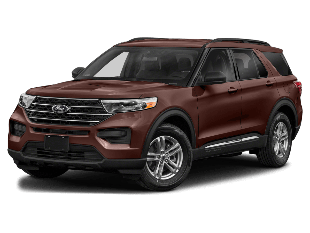 2022 Ford Explorer XLT - Front 3/4, facing to the left