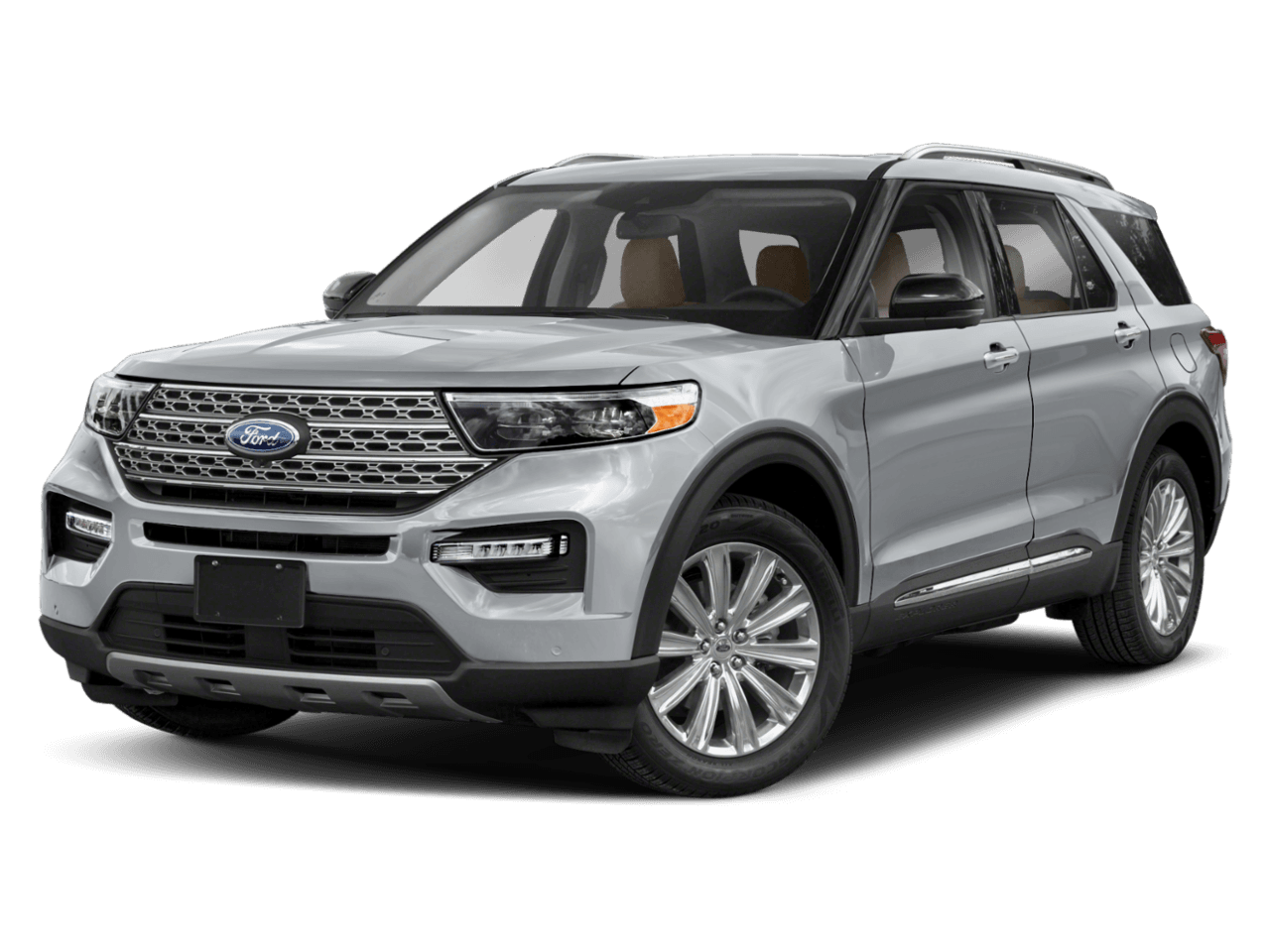 2022 Ford Explorer Base - Front 3/4, facing to the left