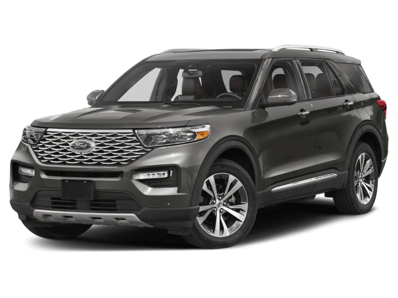 2022 Ford Explorer Platinum - Front 3/4, facing to the left