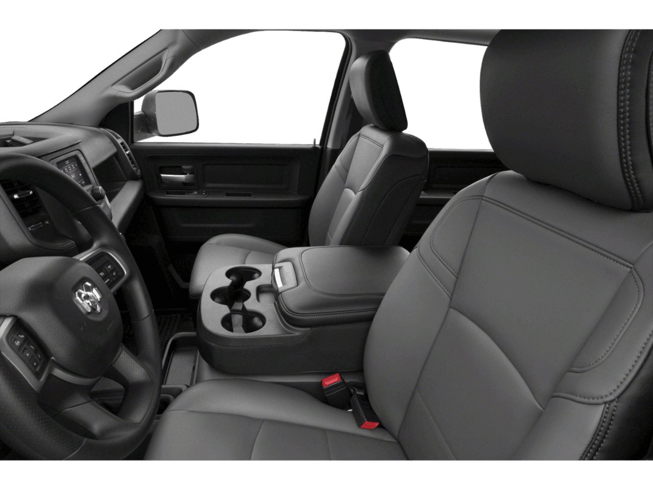 2022 Ram 3500 Tradesman - Interior Driver's Side with Door Open, Front Seat Feature