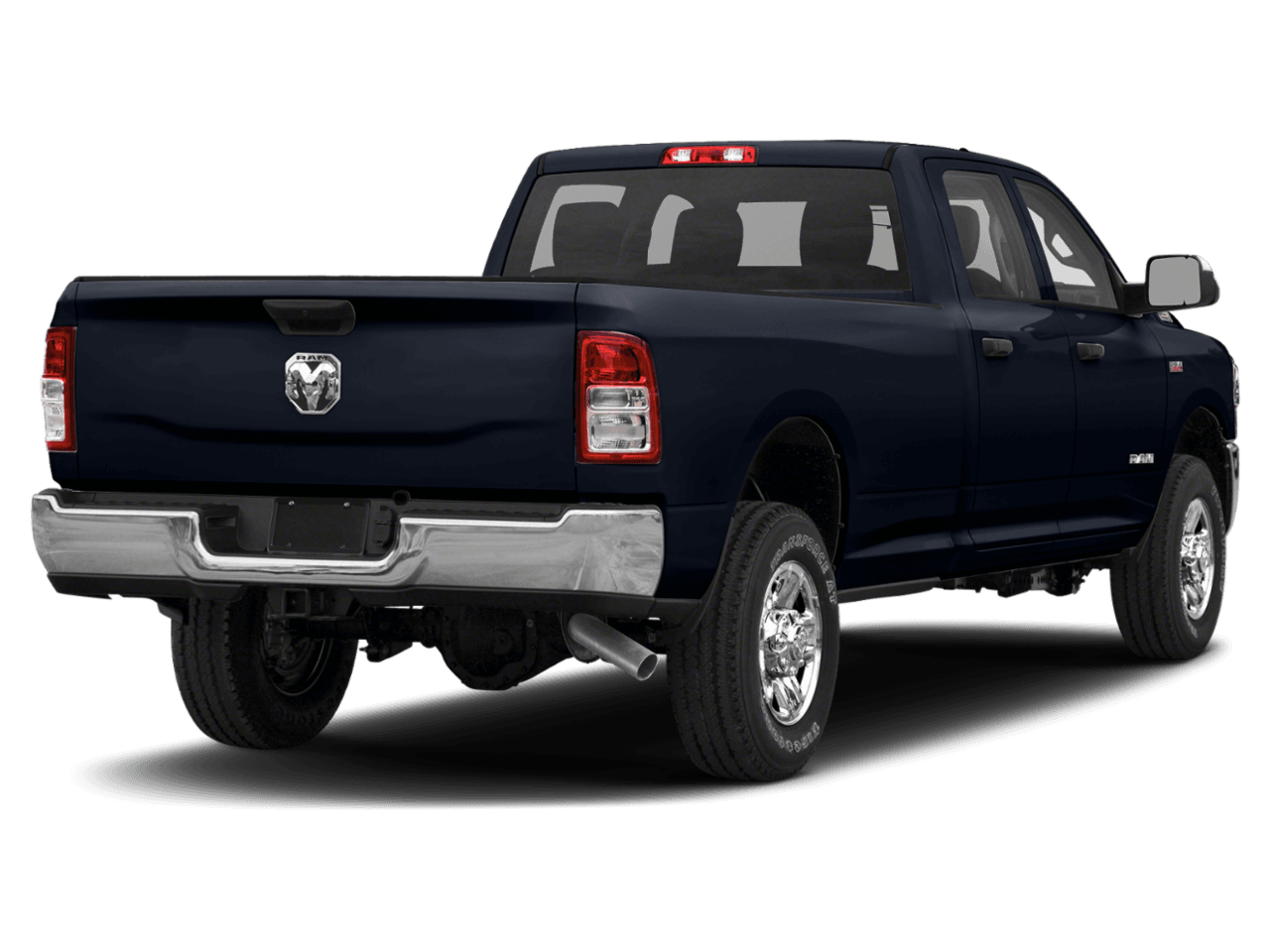 2022 Ram 3500 Big Horn - Rear 3/4, facing to the right