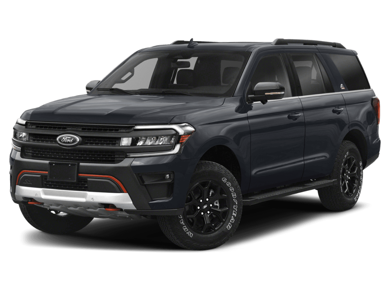 2022 Ford Expedition Timberline - Front 3/4, facing to the left