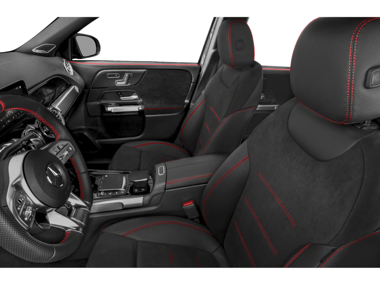 2022 Mercedes-Benz GLB AMG GLB 35 - Interior Driver's Side with Door Open, Front Seat Feature