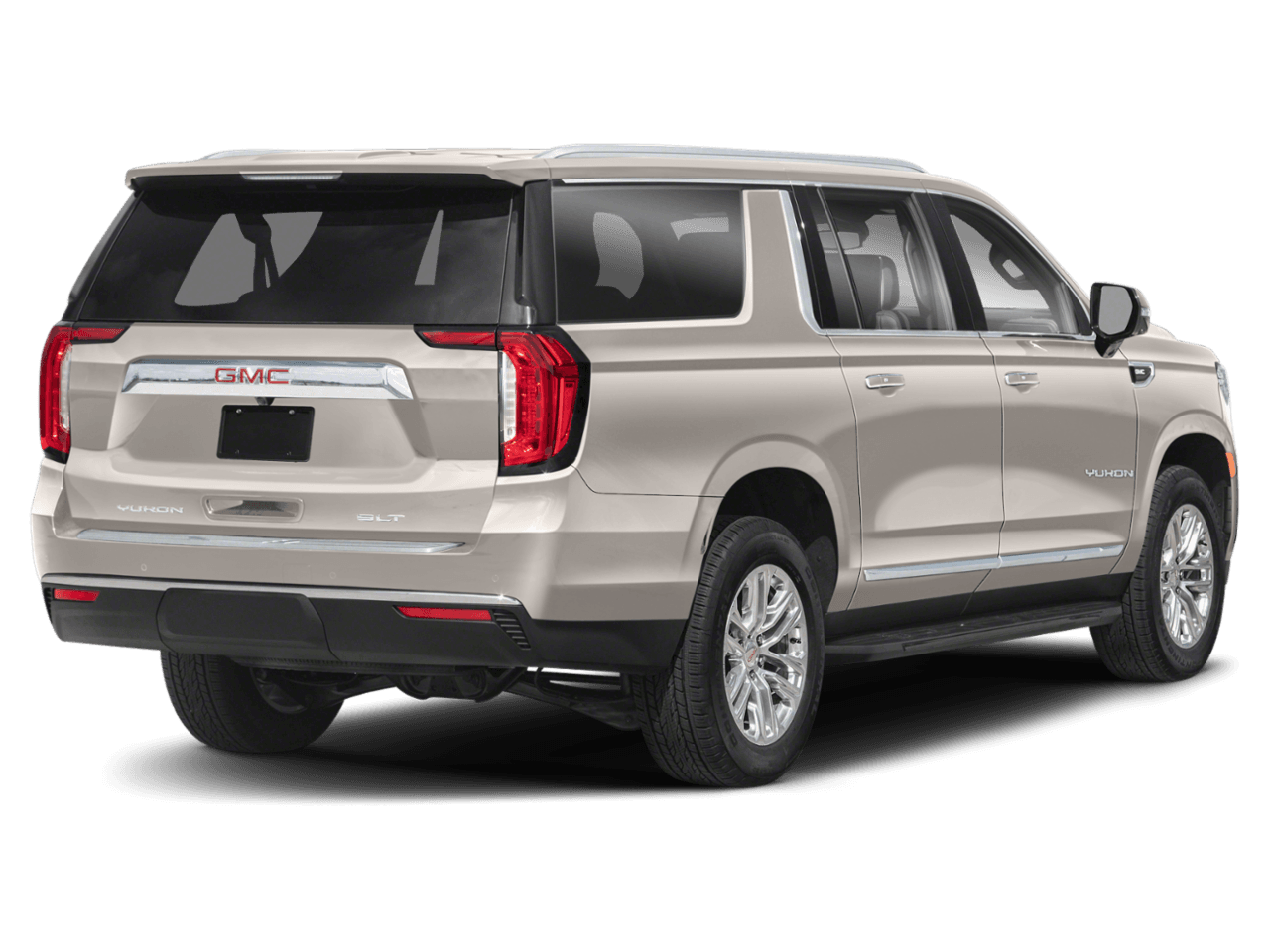 2022 GMC Yukon XL SLT - Rear 3/4, facing to the right
