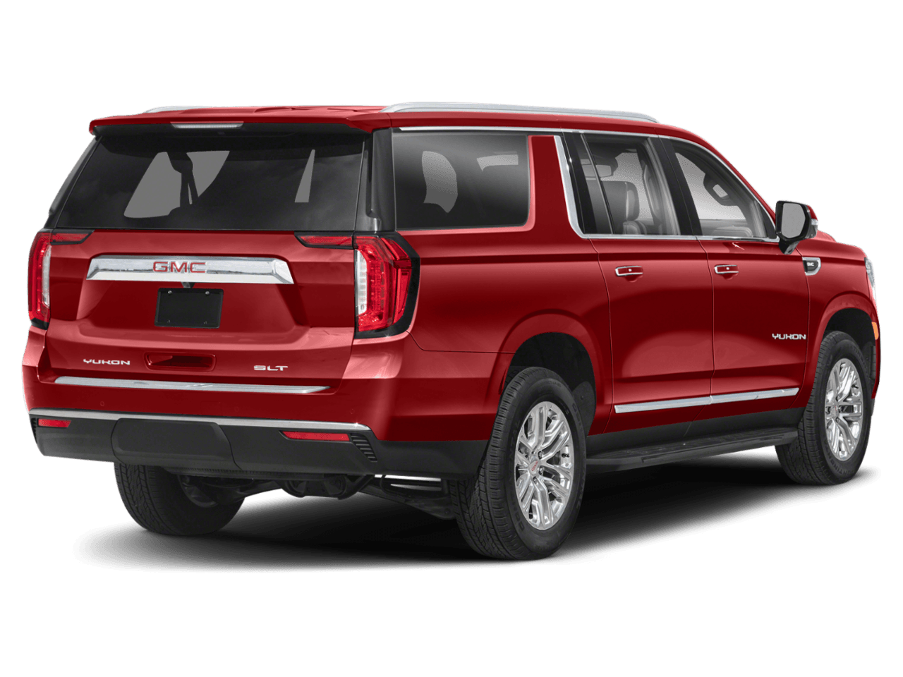2022 GMC Yukon XL SLT - Rear 3/4, facing to the right
