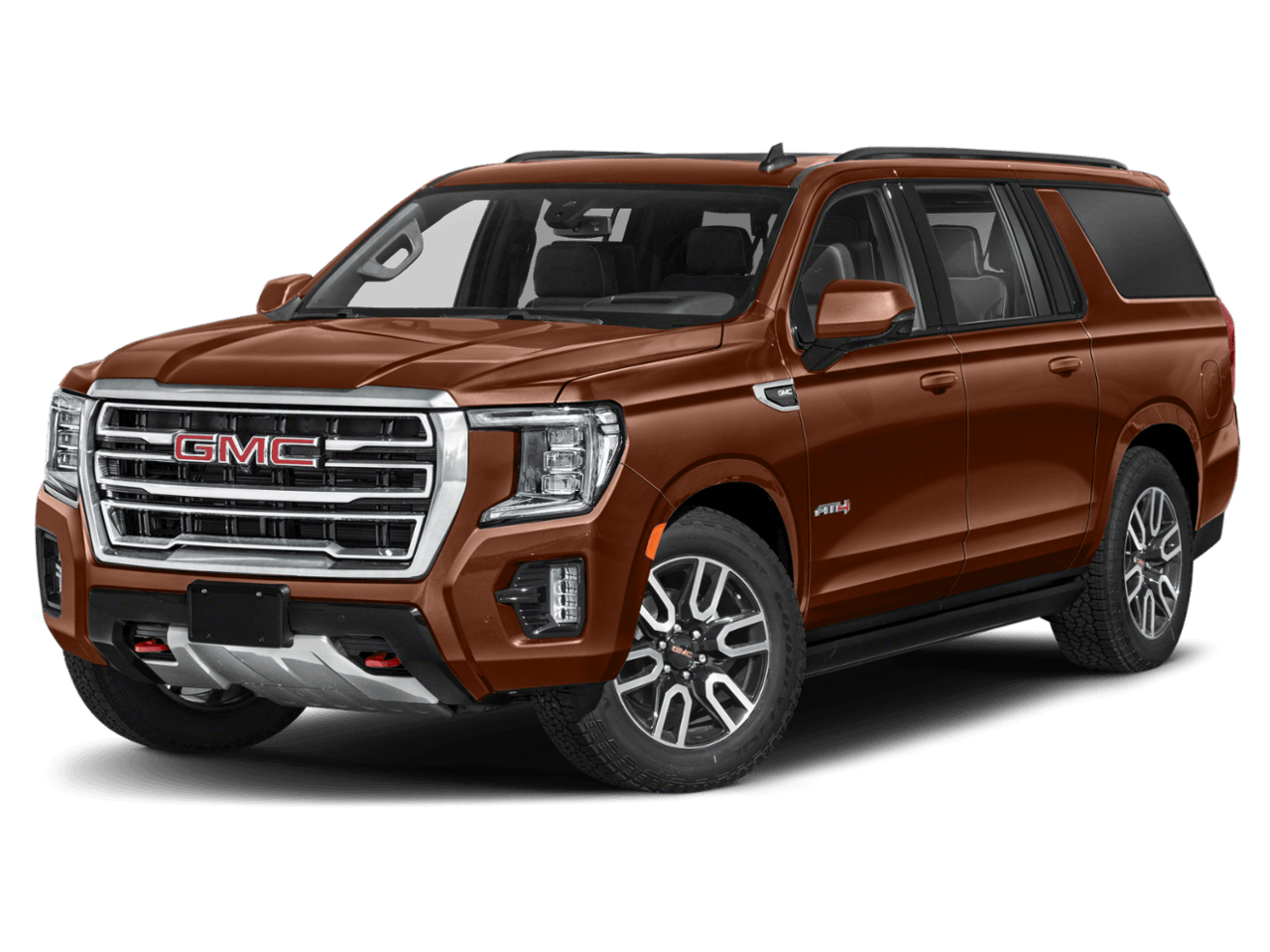 2022 GMC Yukon XL AT4 - Front 3/4, facing to the left