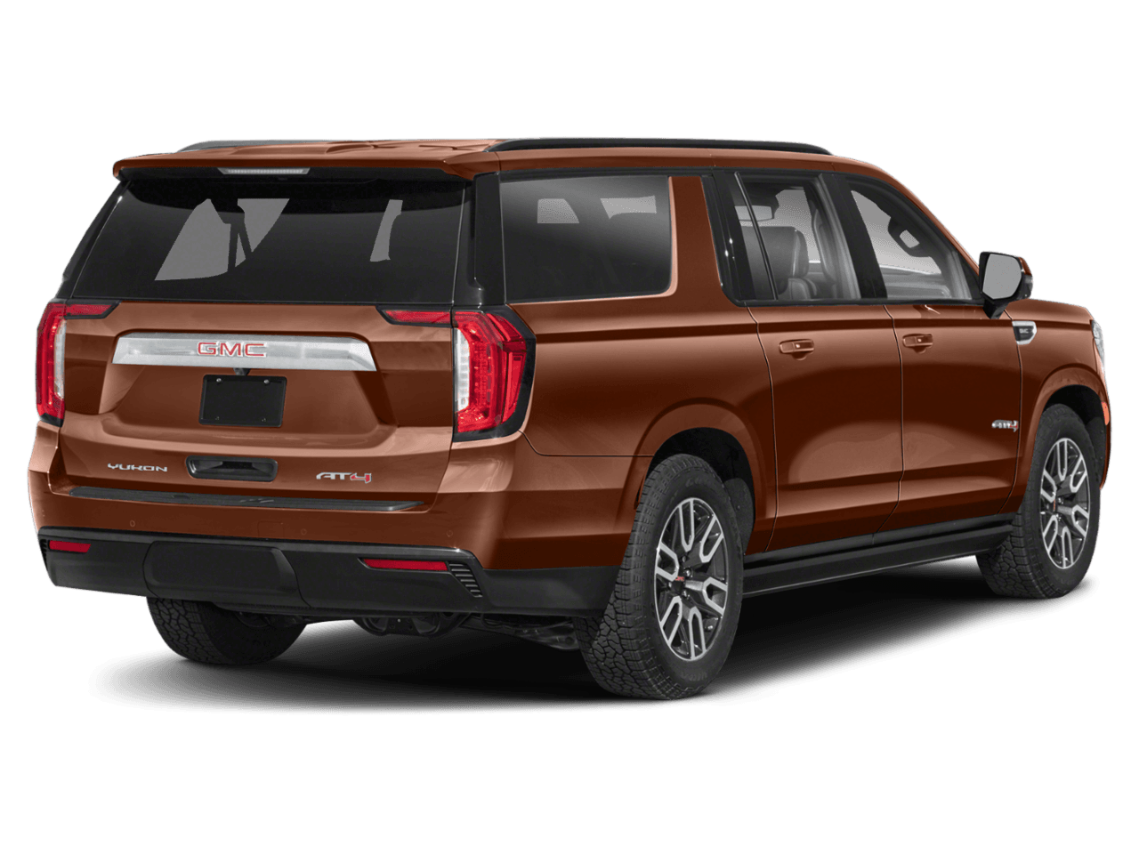 2022 GMC Yukon XL AT4 - Rear 3/4, facing to the right