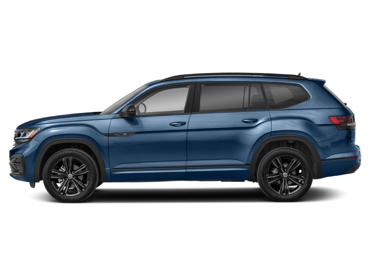 2022 Volkswagen Atlas 3.6L V6 SEL R-Line Black - Profile, facing to the left