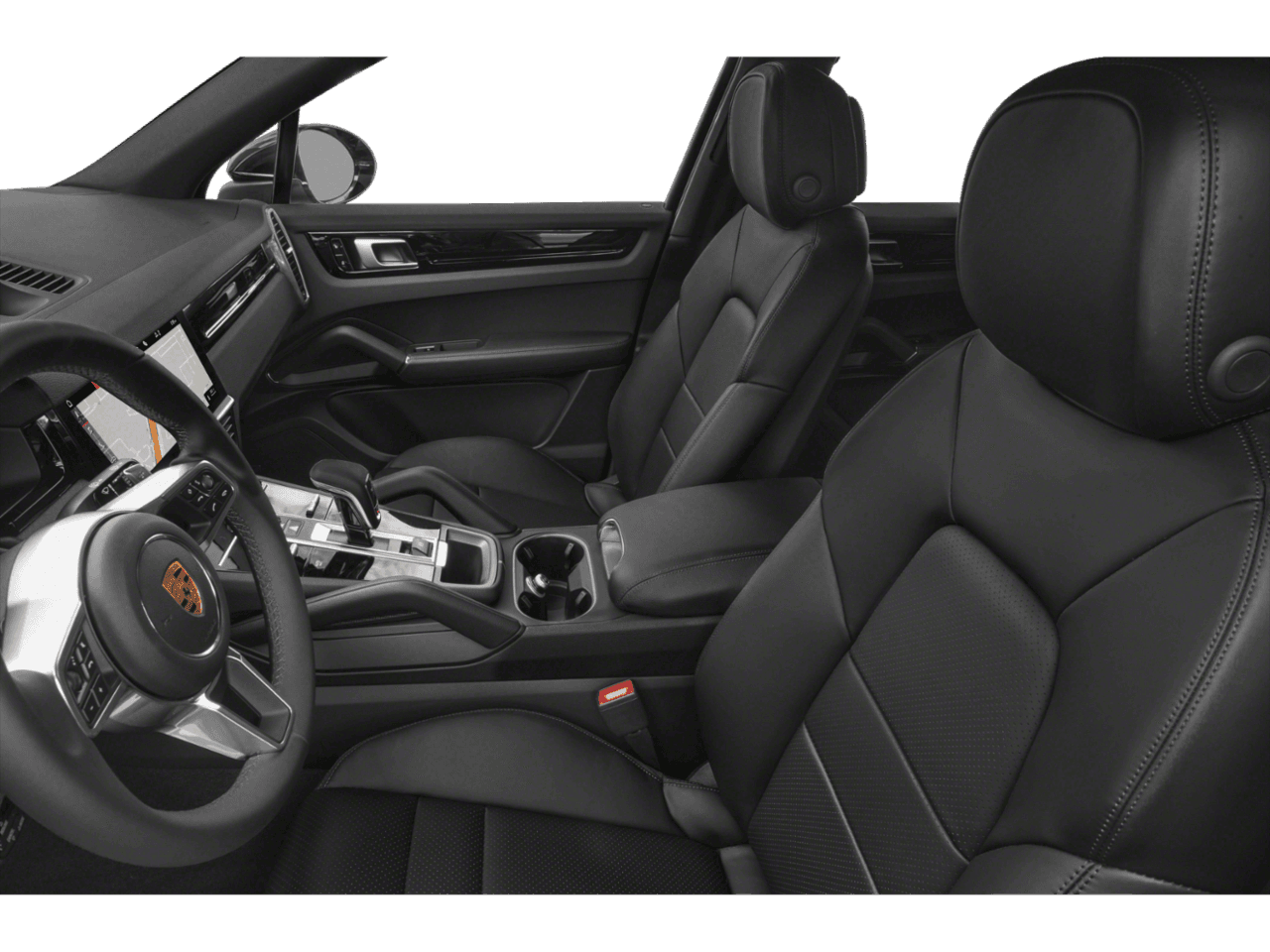 2022 Porsche Cayenne GTS - Interior Driver's Side with Door Open, Front Seat Feature