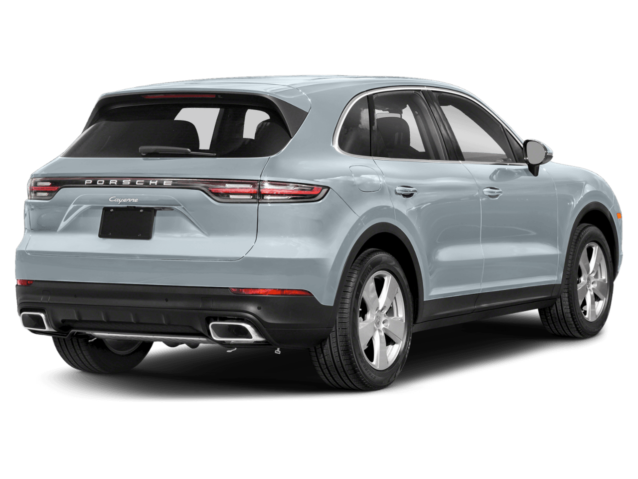 2022 Porsche Cayenne Turbo - Rear 3/4, facing to the right