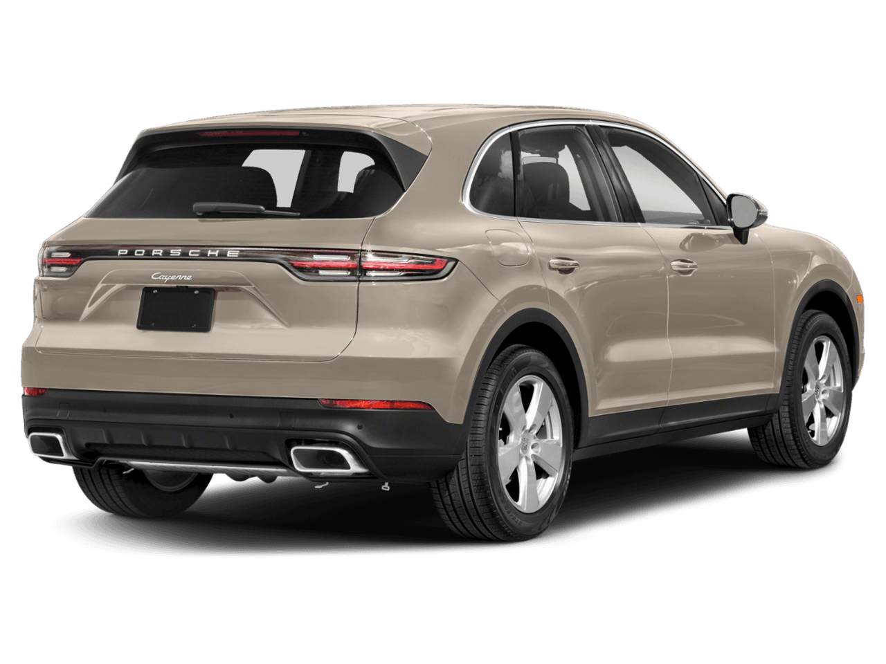 2022 Porsche Cayenne Turbo - Rear 3/4, facing to the right