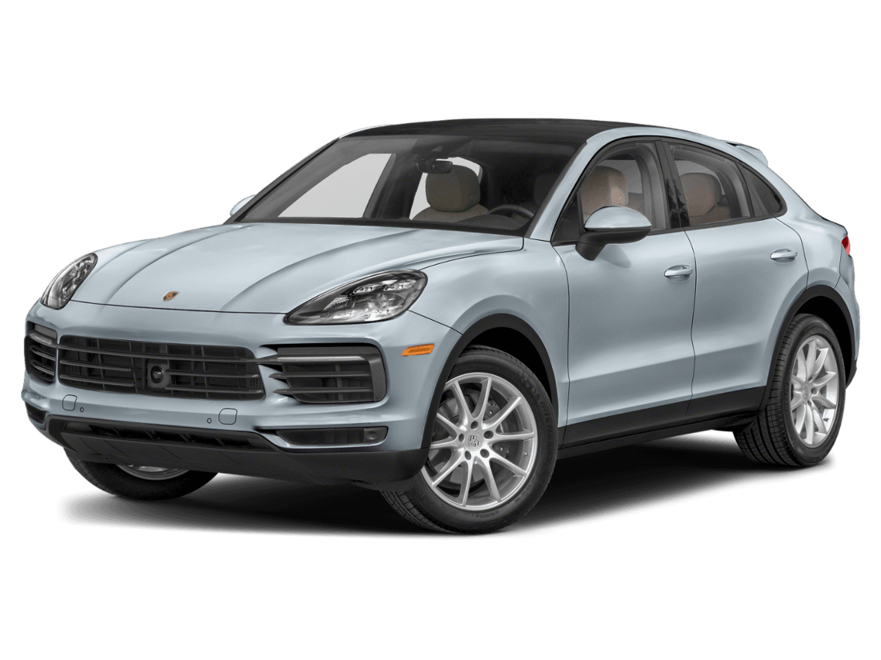 2022 Porsche Cayenne Turbo - Front 3/4, facing to the left