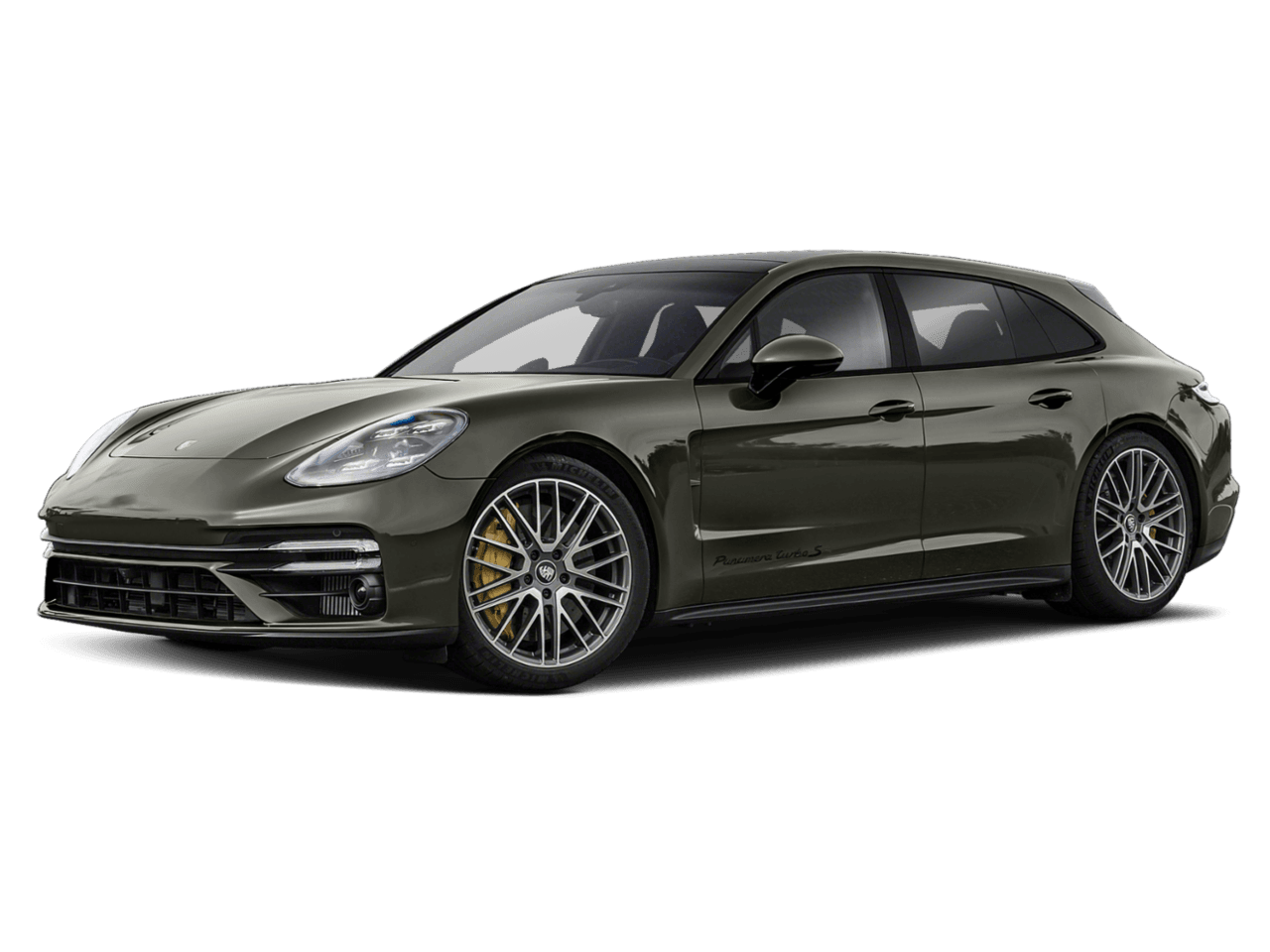 2022 Porsche Panamera Turbo S - Front 3/4, facing to the left