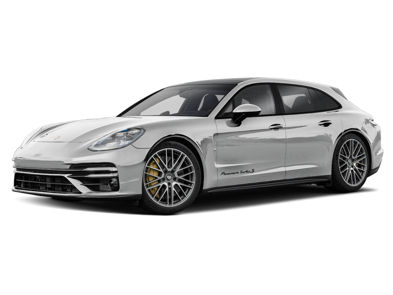 2022 Porsche Panamera Turbo S - Front 3/4, facing to the left