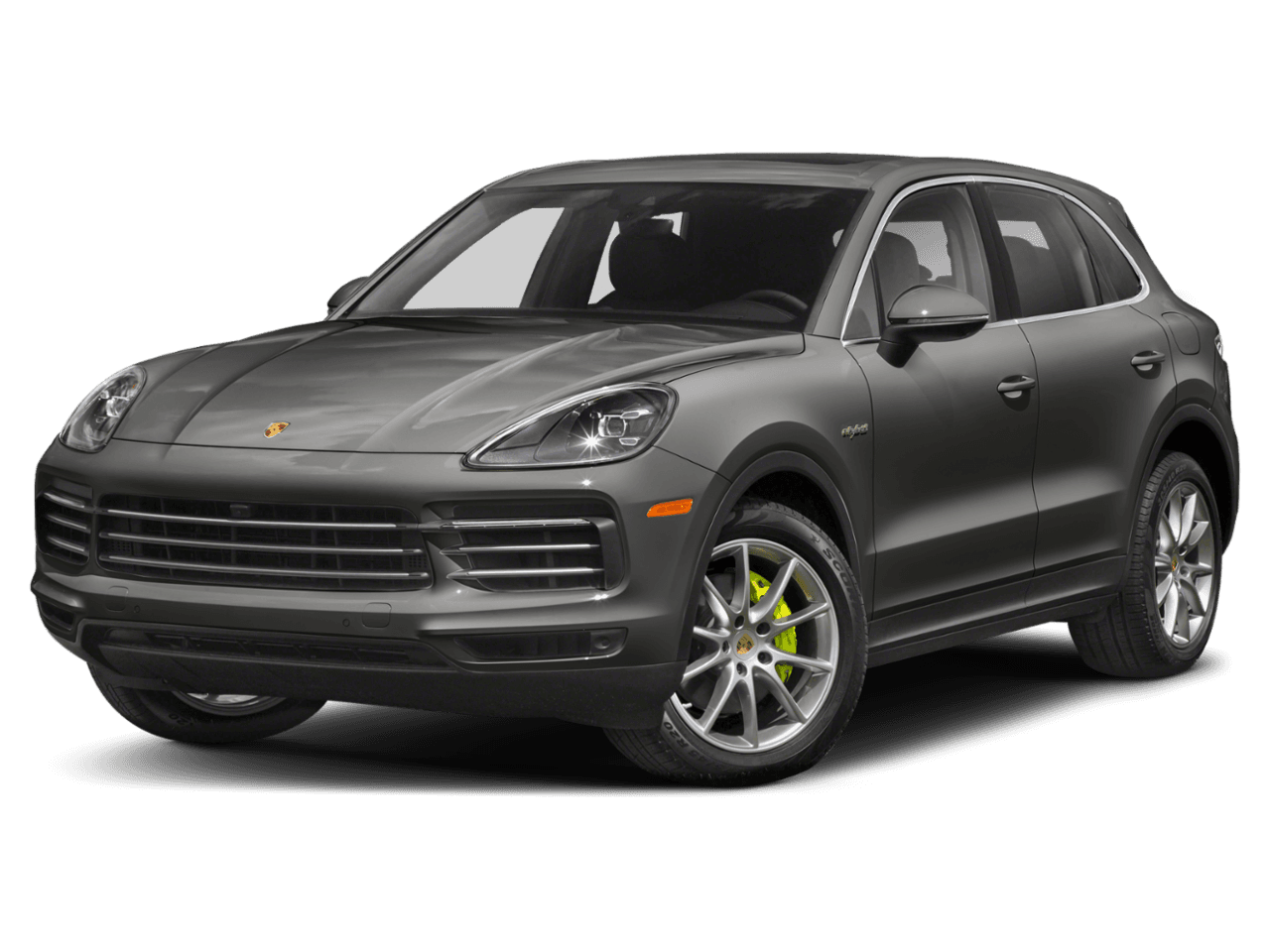 2022 Porsche Cayenne E-Hybrid - Front 3/4, facing to the left