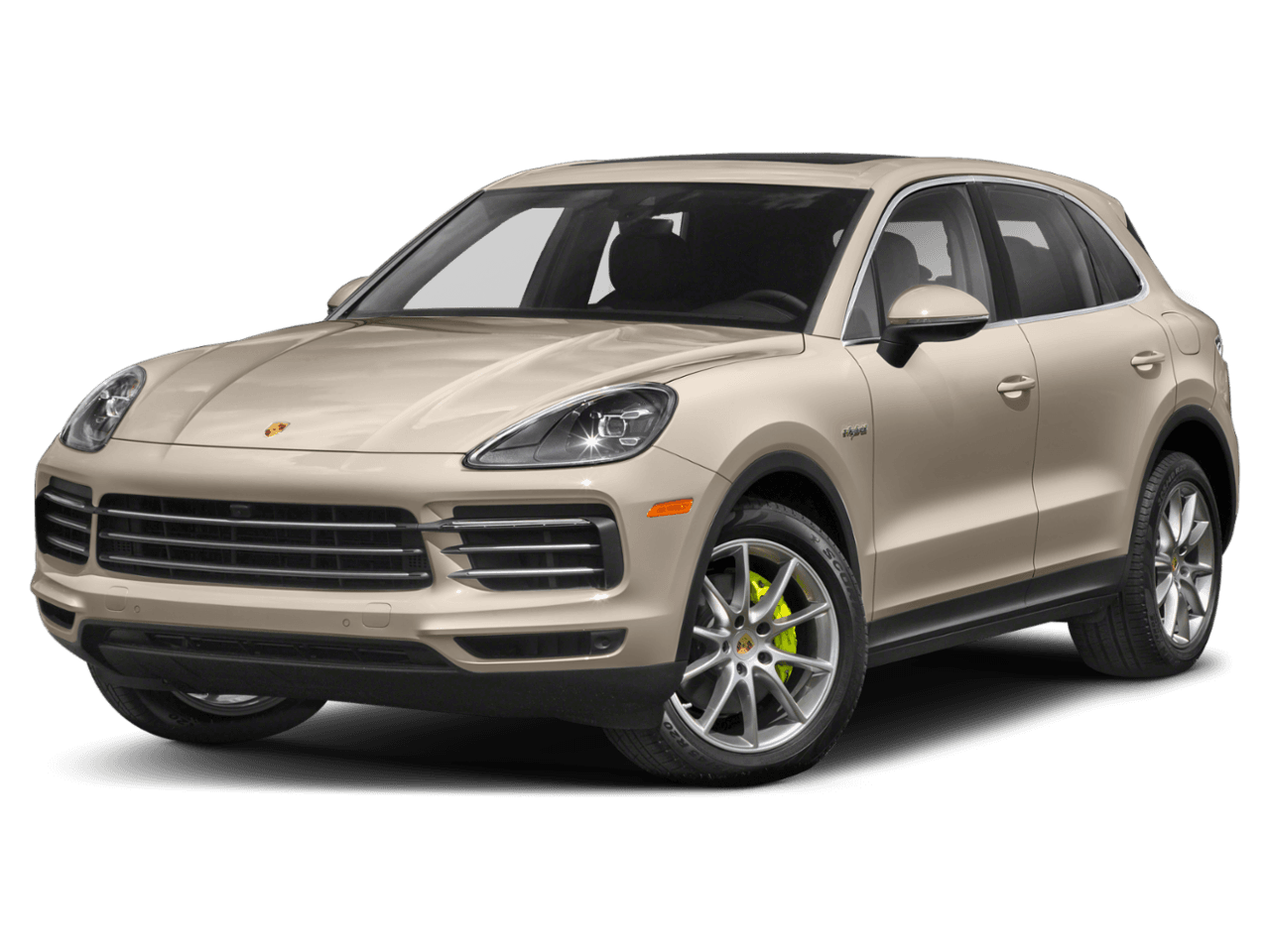 2022 Porsche Cayenne E-Hybrid - Front 3/4, facing to the left