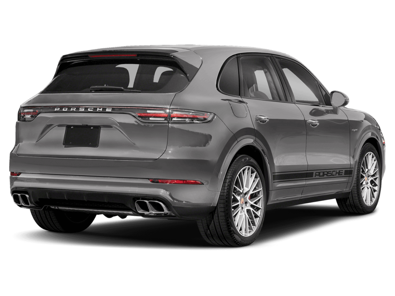 2022 Porsche Cayenne Turbo S E-Hybrid - Rear 3/4, facing to the right