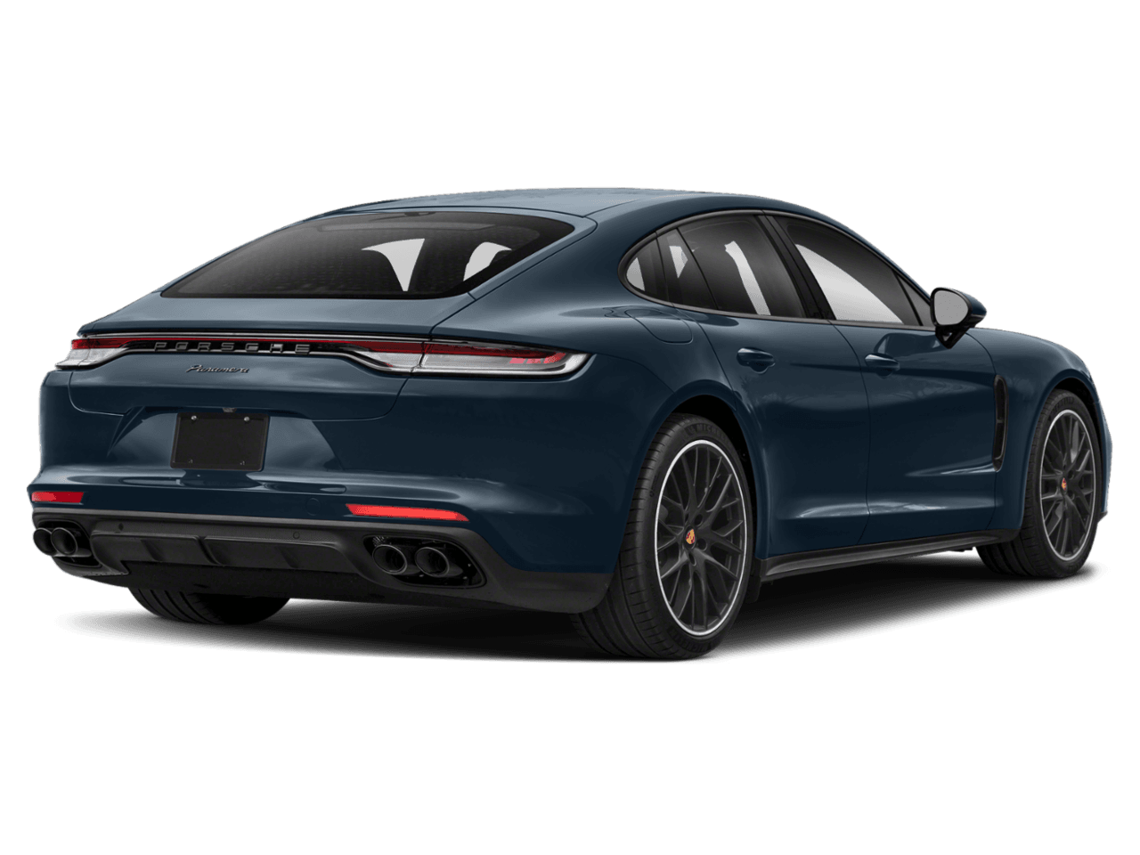 2022 Porsche Panamera 4 - Rear 3/4, facing to the right