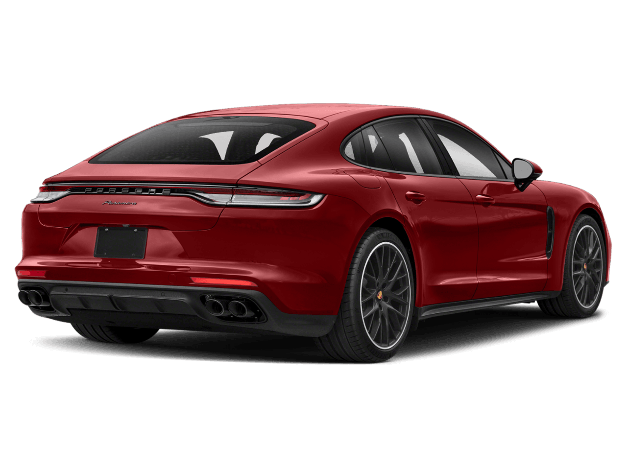 2022 Porsche Panamera 4S - Rear 3/4, facing to the right
