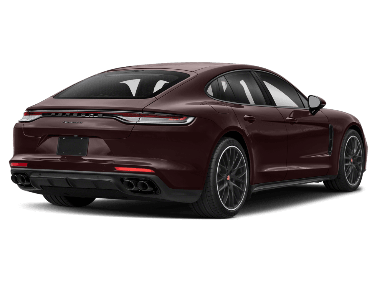 2022 Porsche Panamera Turbo S Executive - Rear 3/4, facing to the right