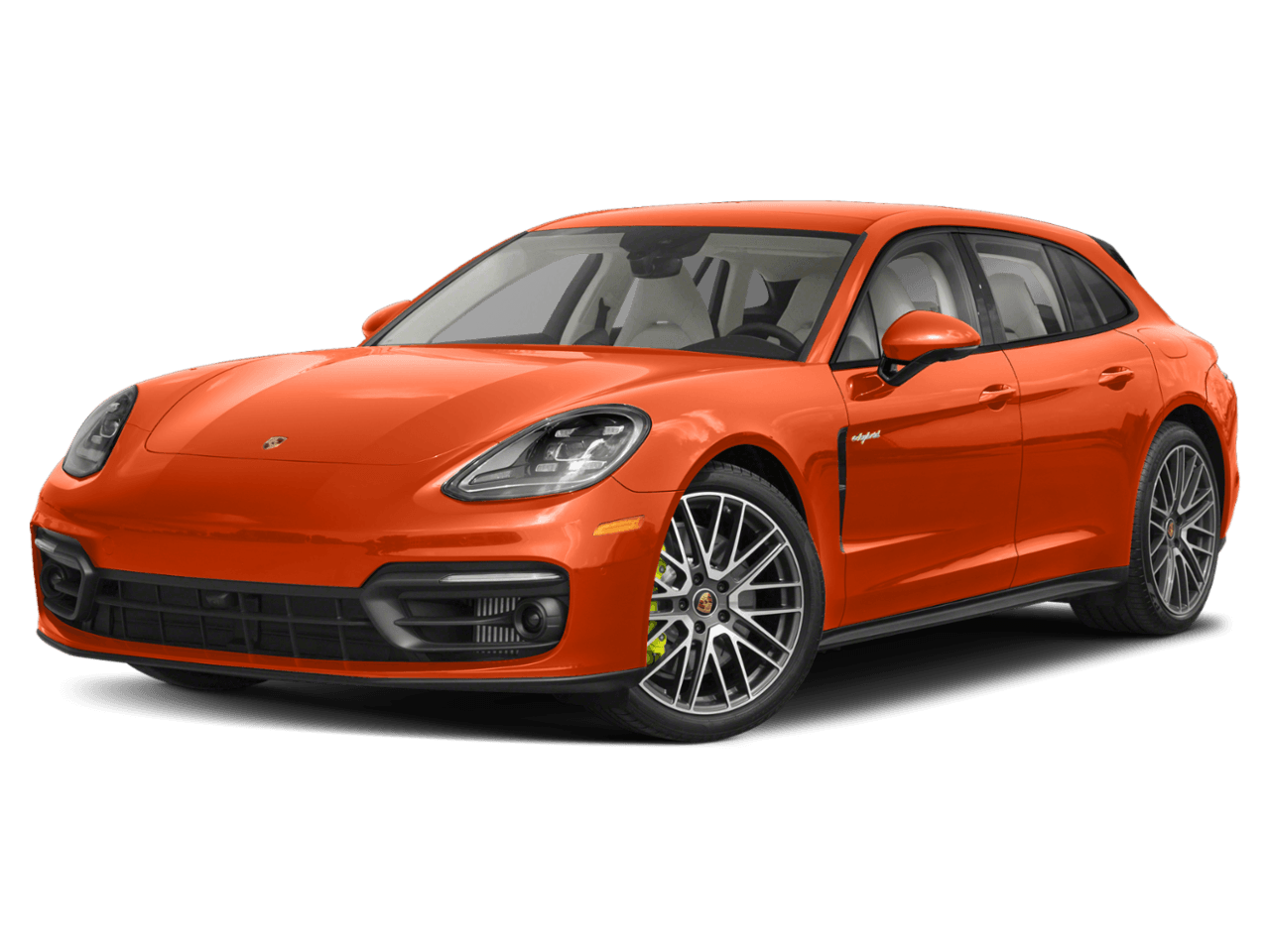 2022 Porsche Panamera 4 E-Hybrid - Front 3/4, facing to the left