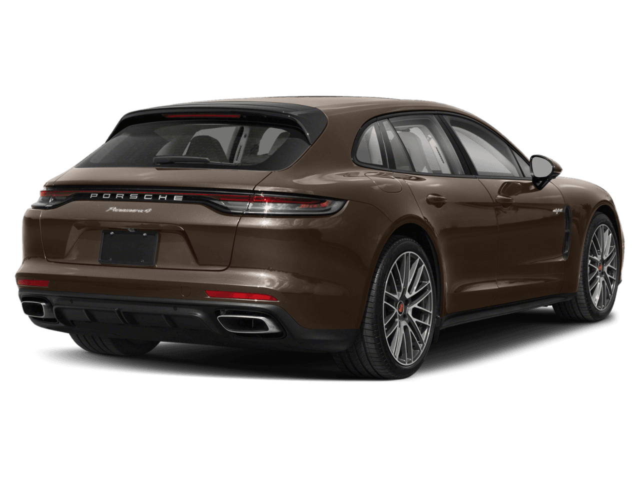 2022 Porsche Panamera 4 E-Hybrid - Rear 3/4, facing to the right