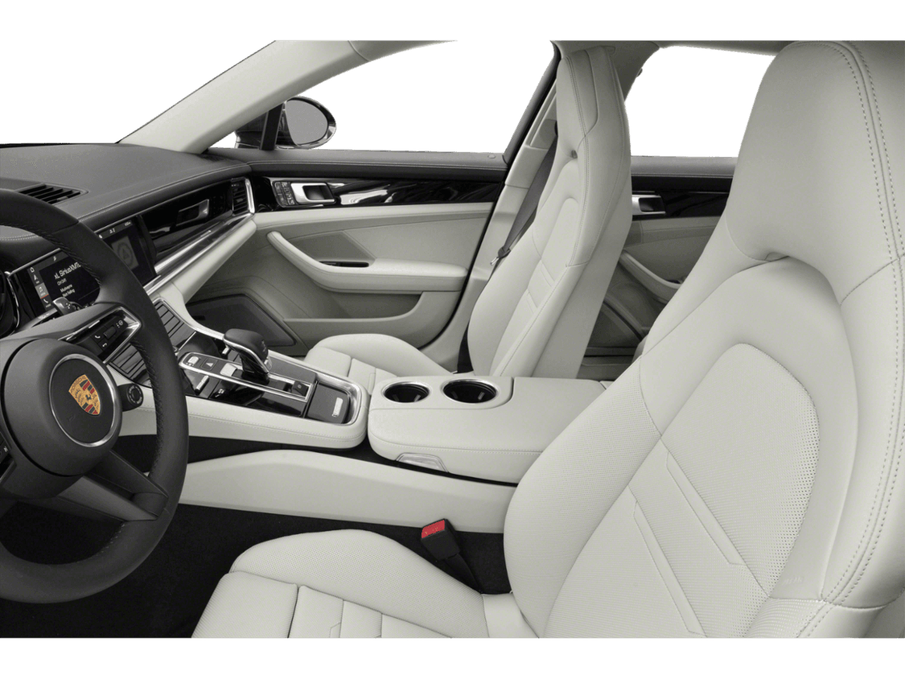 2022 Porsche Panamera 4S E-Hybrid - Interior Driver's Side with Door Open, Front Seat Feature