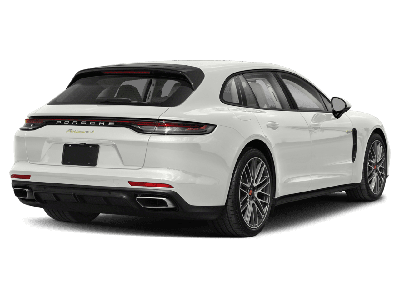 2022 Porsche Panamera 4S E-Hybrid - Rear 3/4, facing to the right