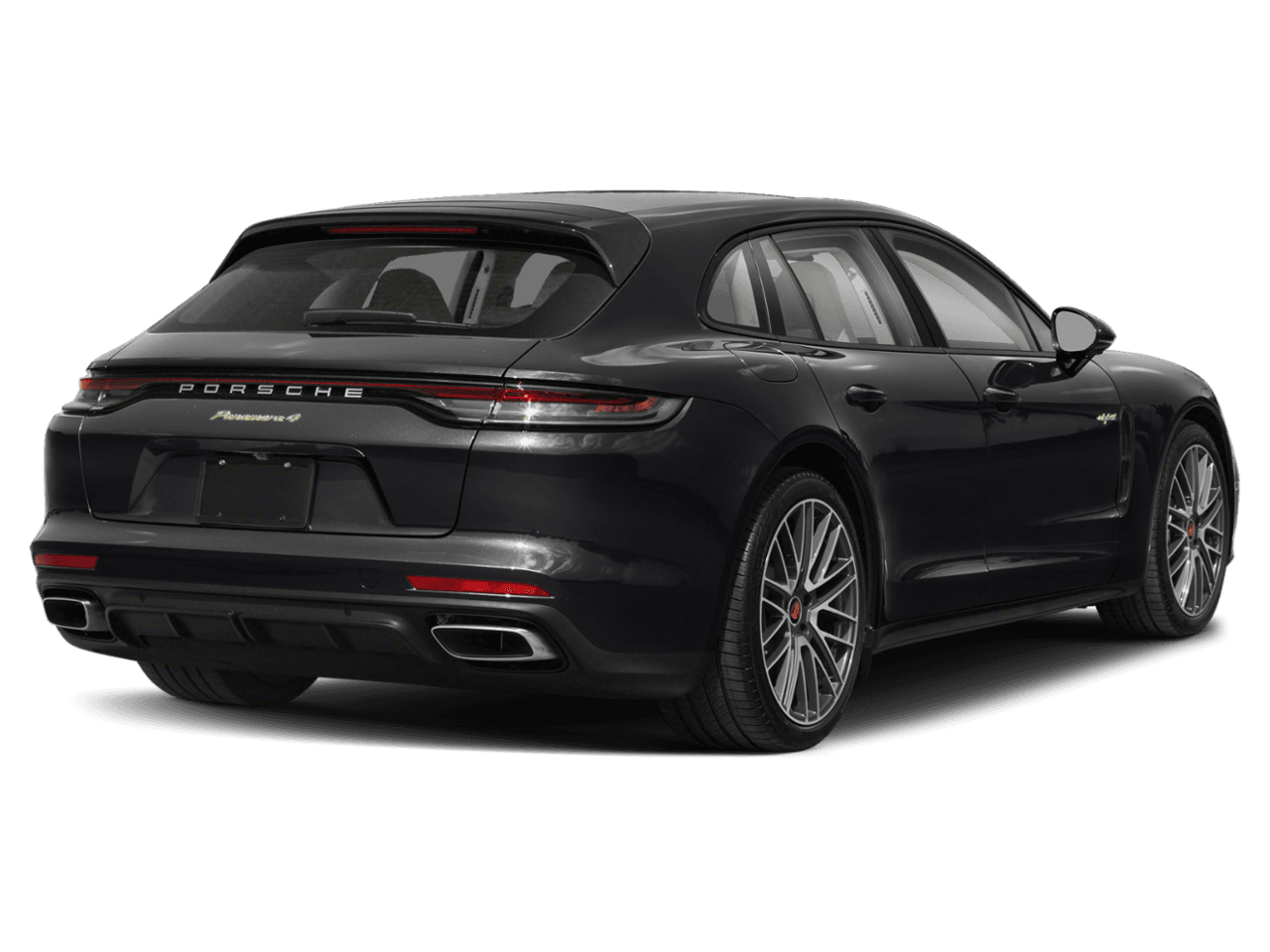 2022 Porsche Panamera Turbo S E-Hybrid - Rear 3/4, facing to the right