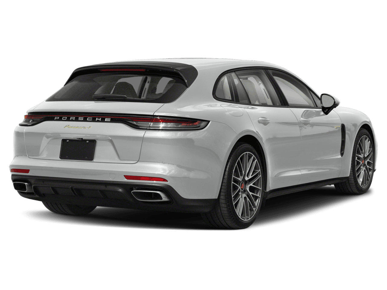 2022 Porsche Panamera Turbo S E-Hybrid - Rear 3/4, facing to the right