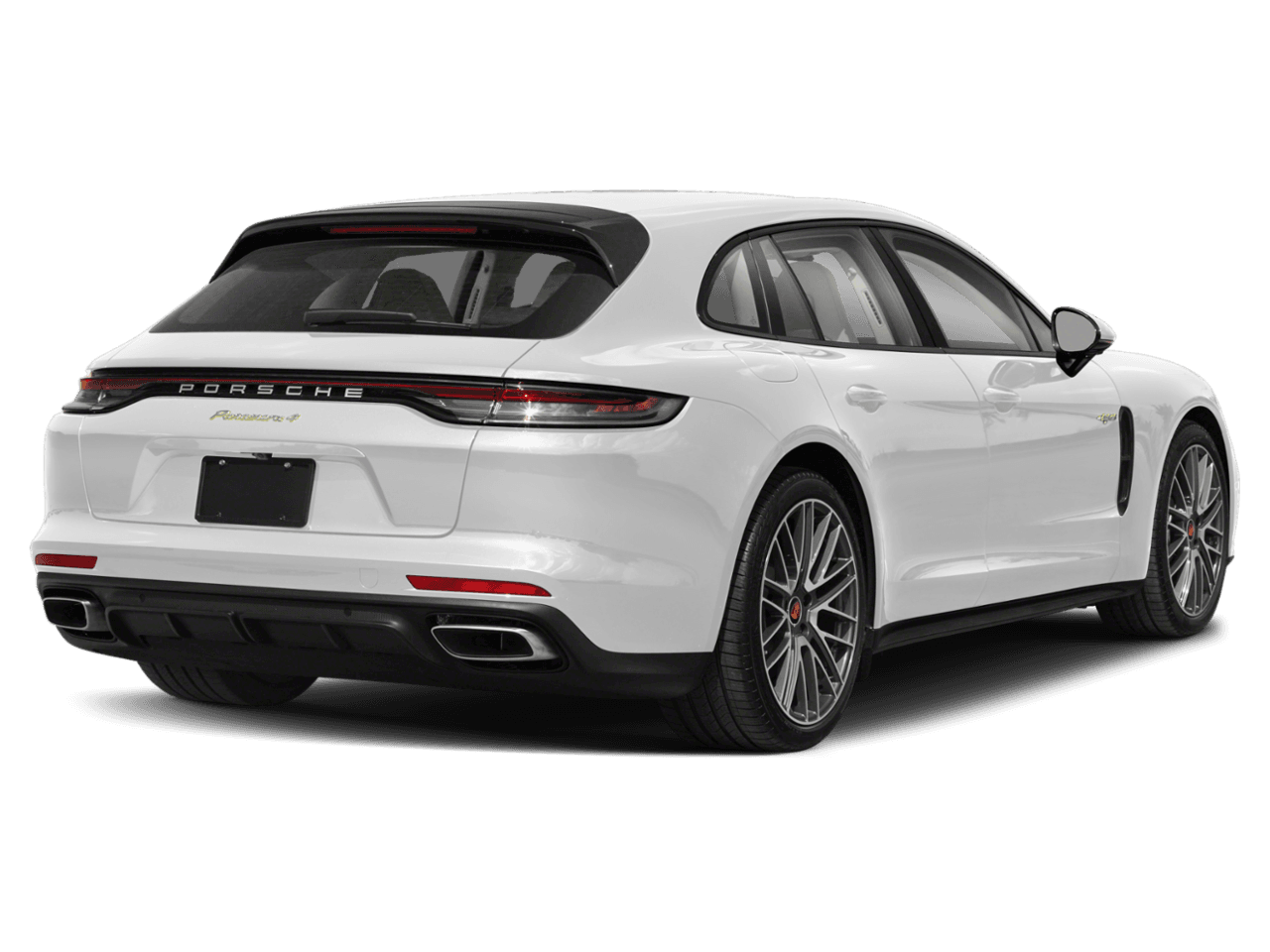 2022 Porsche Panamera Turbo S E-Hybrid - Rear 3/4, facing to the right