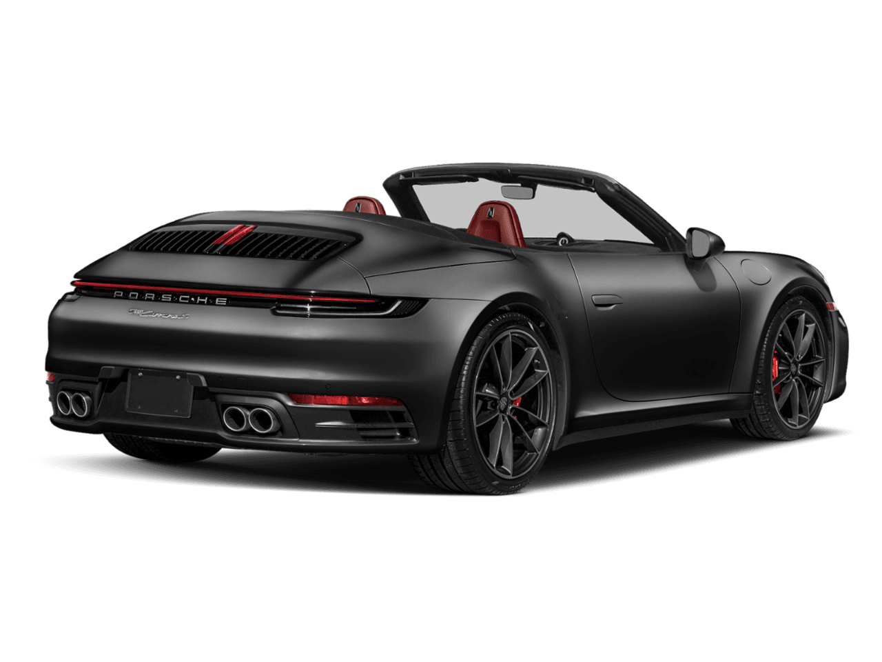 2022 Porsche 911 Carrera GTS - Rear 3/4, facing to the right